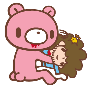 粉红暴力熊_卡通动物_QQ表情包在线浏览