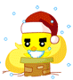 圣诞小黄鸭