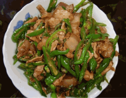 家常菜-青椒炒肉