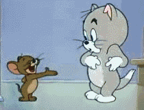 猫猫和老鼠握手